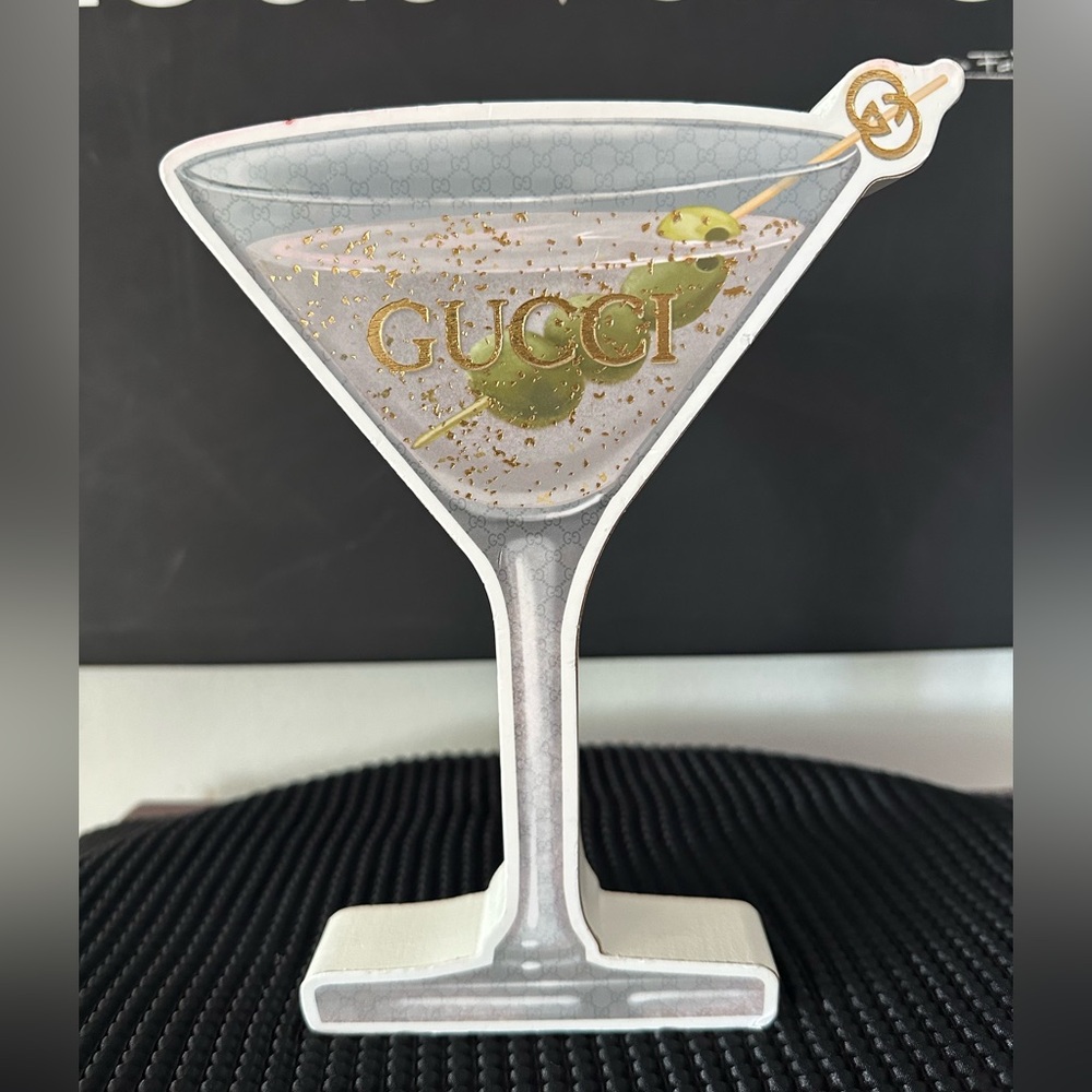 🆕Gucci Martini Wooden Sign